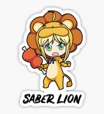 Saber Lion Sticker