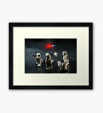 Leg it! Framed Print