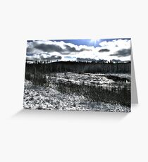 Landscape Snow Greeting Card