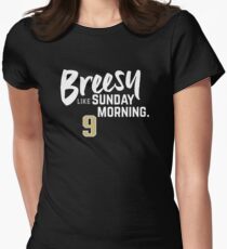 Breesy Like Sunday Morning Women's Fitted T-Shirt