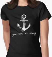 Camiseta entallada para mujer Me haces fuerte