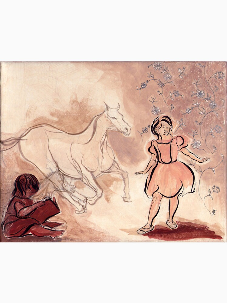 Girl with Horse Illustration by CatarinaGarcia