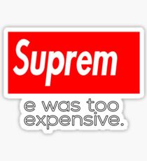 Suprem Sticker