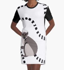 Lemur Graphic T-Shirt Dress