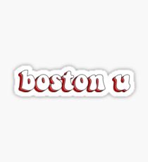Boston University Retro Sticker
