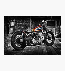 Harley Davidson Knucklehead Fotodruck