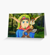 Jak & Daxter Greeting Card