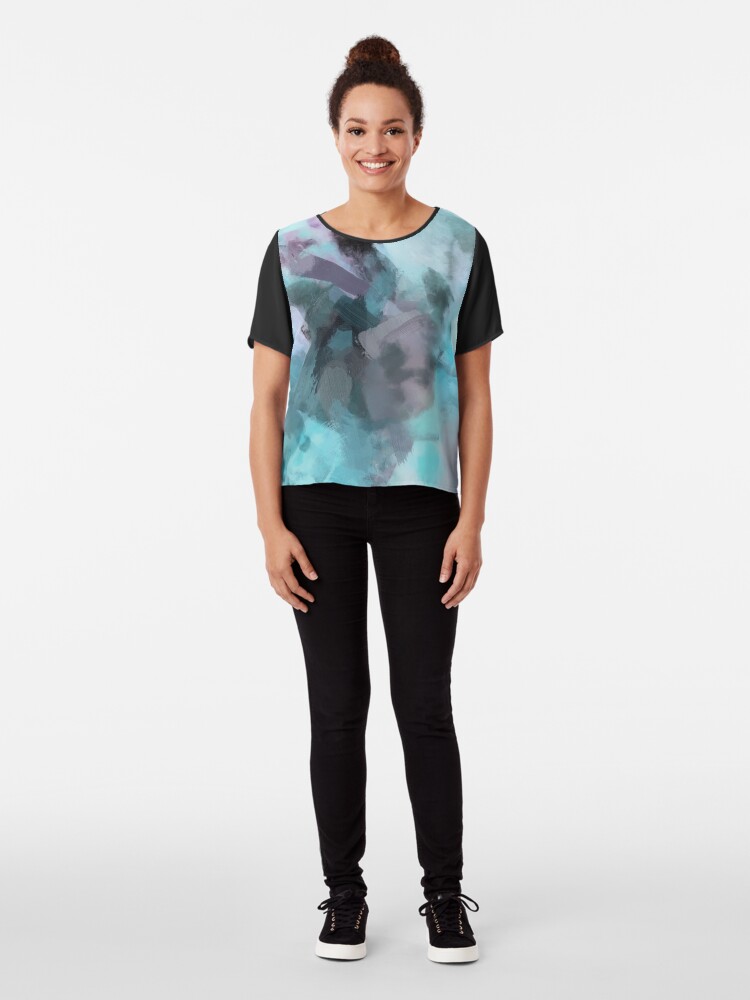 Alternate view of Misted Moments Chiffon Top