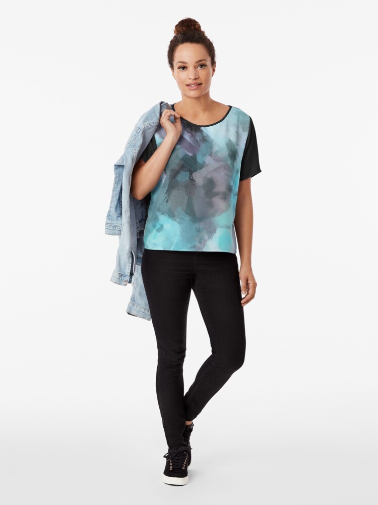 Alternate view of Misted Moments Chiffon Top