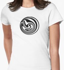 Happy people icon - Spinning circle house DJ Vol. 2 Women's Fitted T-Shirt