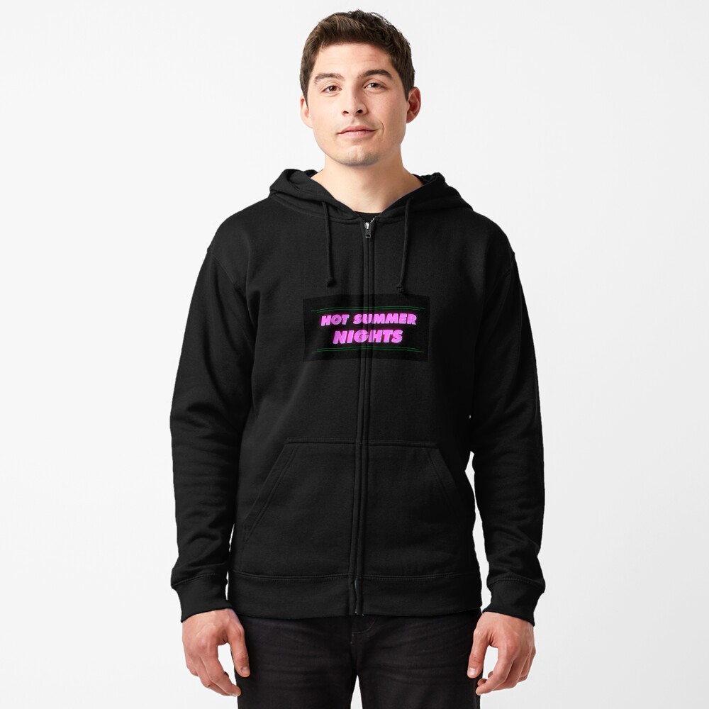 Hot Summer Nights Zipped Hoodie