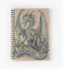 Awesome Dragon Drawing Spiral Notebook
