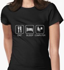 Computer Geek Women's Fitted T-Shirt