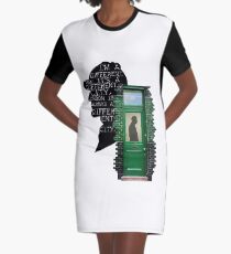 two hundred and twenty one B Baker Street Graphic T-Shirt Dress