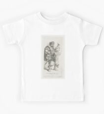 Drawing - De kwakzalver, Rembrandt Harmensz. van Rijn, 1635 Kids Tee