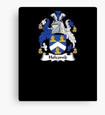 Holcomb Coat of Arms - Family Crest Shirt Canvas Print