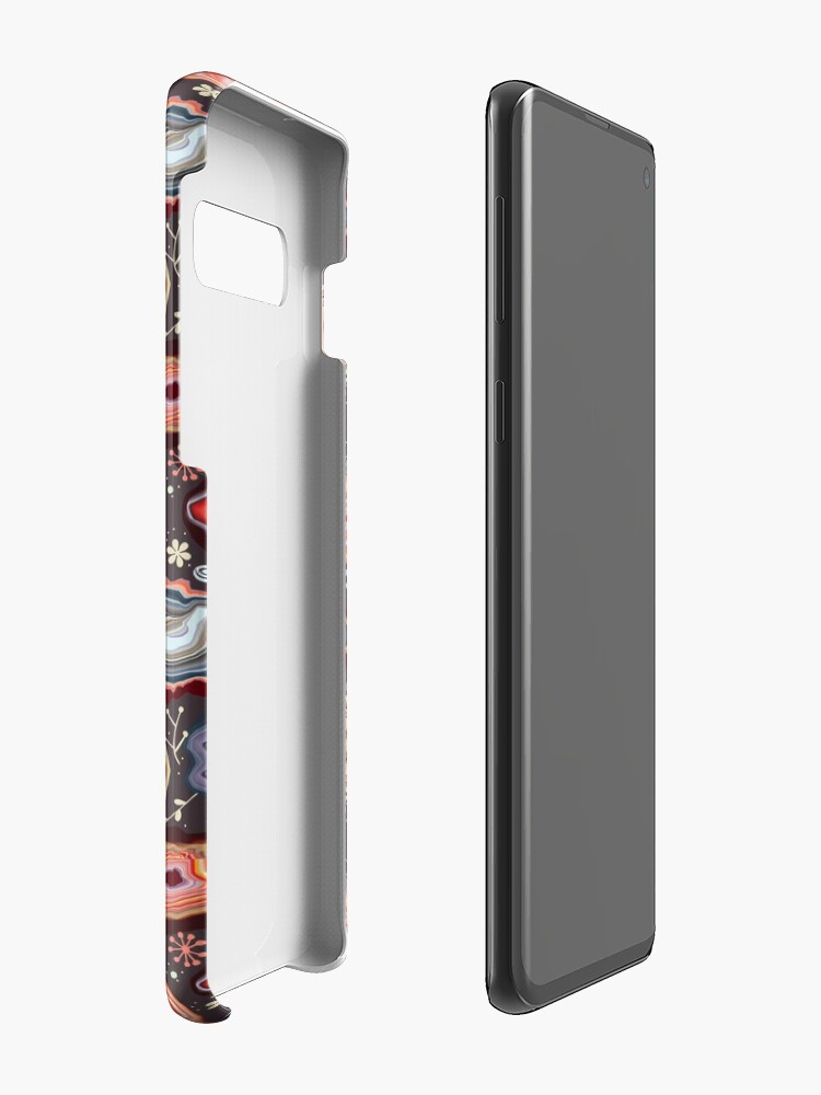 Alternate view of Colorful agates Case & Skin for Samsung Galaxy