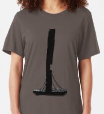 Camiseta ajustada Vista panorámica