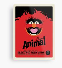 The Muppets - Animal Metal Print