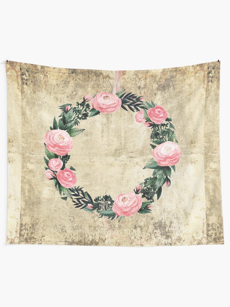Alternate view of Wreath #Rose Flowers #Royal collection Tapestry