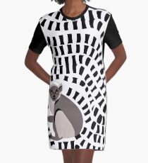 Lemur Graphic T-Shirt Dress