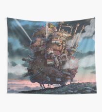 Howls Moving Castle Landschaft (Studio Ghibli Anime) Wandbehang