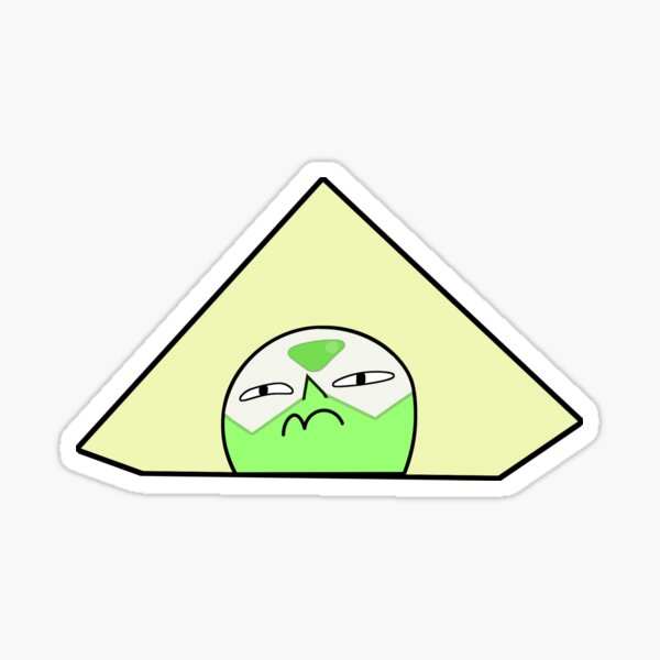 Smol peeeking peridot HD Steven Universe Sticker