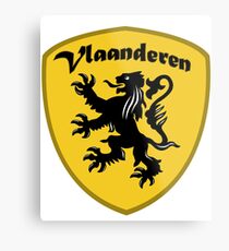 Vlaanderen Metal Print