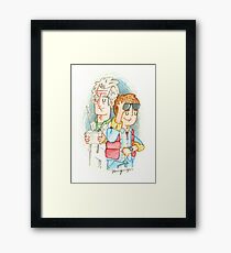 Doc & Marty Framed Print