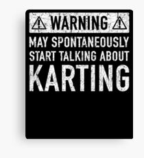 Karting Related Gift Canvas Print