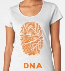Basketball Is In My DNA Fingerprint Shirt, Hoodie, Coffee Mug Cup for Team, Player, Coach - Gift for Mom, Dad, Mother's Day, Father's Day Women's Premium T-Shirt