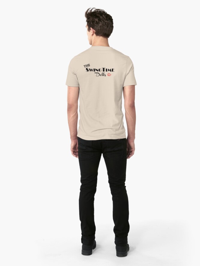 Alternate view of Official SwingTime Dolls Logo Slim Fit T-Shirt