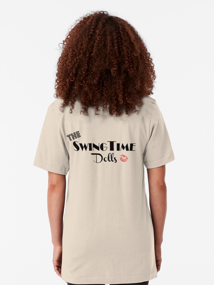Alternate view of Official SwingTime Dolls Logo Slim Fit T-Shirt