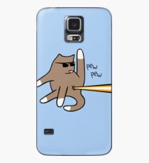 Katze Butt Laser Hülle & Klebefolie für Samsung Galaxy