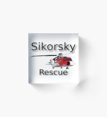 Helicopter Acrylic Block