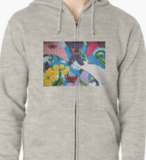 Butterflies embrace Zipped Hoodie