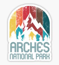 T-shirt de cadeau ou de souvenir de parc national d'Arches Sticker