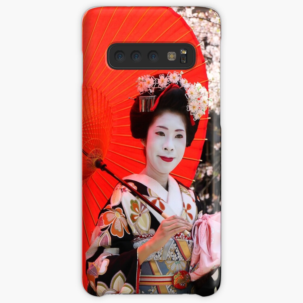 Red umbrella Case & Skin for Samsung Galaxy