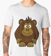 Happy monkey - Vector Men's Premium T-Shirt