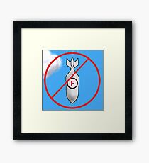 NO swearing Framed Print