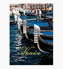 Gondola Venice Photographic Print