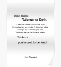 Kurt Vonnegut Gott segne Sie Mr. Rosewater Poster
