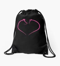 Veterinarian Dog Cat Heart Drawstring Bag