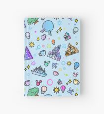 Meet me at my Happy Place Pattern Hardcover Journal