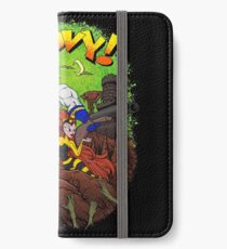 Earthworm Jim vs The Army of Darkness! iPhone Wallet/Case/Skin