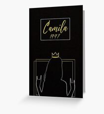 Tarjeta de felicitación Camila Corona