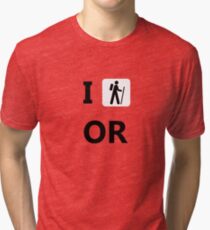Hike OR Tri-blend T-Shirt