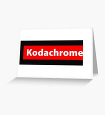 KODACHROME Greeting Card