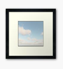 Pale Clouds in Air Framed Print