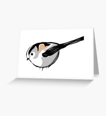 Long-tailed tit Greeting Card